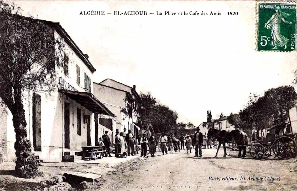 El-Achour - La Place et le Cafe des Arts - 1920.jpg